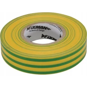 Lepicí páska Izolační páska šířka 19 mm délka 33 m žlutá FIXMAN