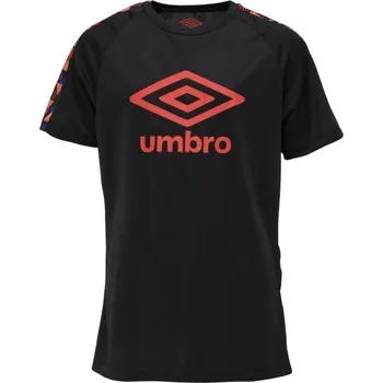 Chlapecké tričko Chlapecké sportovní triko Umbro FORMATION GRAPHIC SLEEVE JERSEY- JNR ys Černá, Červená