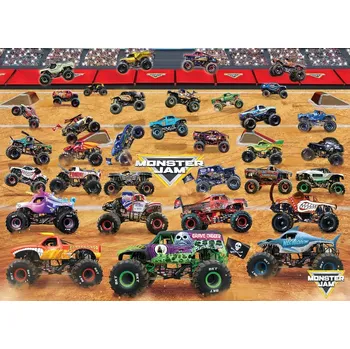 Puzzle EUROGRAPHICS Sestava Trucků Monster Jam 1000 dílků