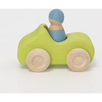 Dřevěná hračka Grimms Dřevěné autíčko - Kabriolet Barva: Limetová GRIMMS