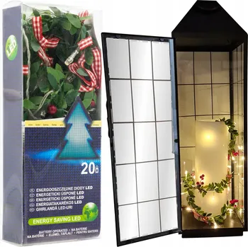 Vánoční dekorace Světelný řetěz Cortina 95 cm na baterie, bílý