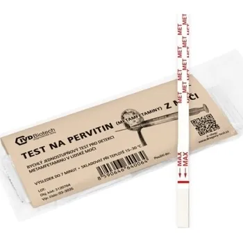Diagnostický test Drogový test na pervitin (metamfetaminy) z moči 1-50ks od 38Kč 1 ks