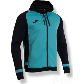Pánská mikina Mikina JOMA LIDER, barva zářivě tyrkysová - tmavě modrá, velikost S