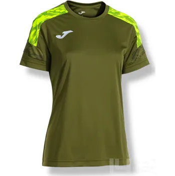 Dámský dres JOMA CHAMPIONSHIP VIII, barva khaki - zářivě žlutá, velikost 2XL