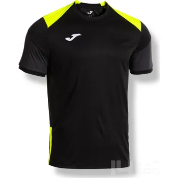 Dres JOMA DANUBIO IV, barva černá - zářivě žlutá - antracitová, velikost L