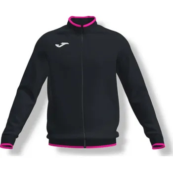 Pánská mikina Mikina JOMA COMBI PREMIUM, barva černá - zářivě růžová, velikost 4XL