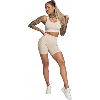 Dámské kraťasy Gym Glamour Kraťasy Push Up Bikery Cream M