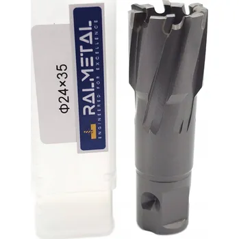 Vrták Trepanační fréza Vrták trubkový TCT Weldon 19,05 mm 3/4″ - 24 x 35 mm