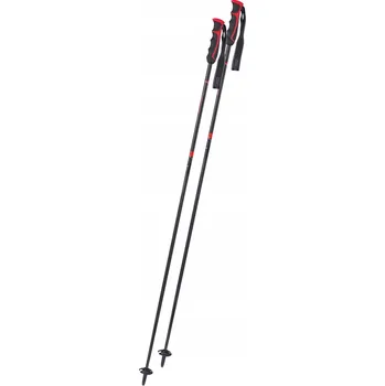 Sjezdová hůlka Hole Komperdell Booster Speed Carbon, délka 120 cm, černo-červené