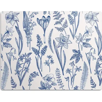 Miska pro psa Voděodolná podložka pod misku pro psa Narcisy 60x40 cm