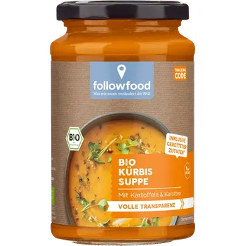 Hotové jídlo Followfood Dýňová polévka 375 ml bio