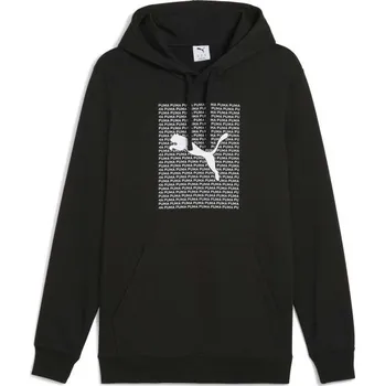 Pánská mikina Pánská sportovní mikina Puma ESSENTIALS LOGO LAB HOODIE XXL Černá, Bílá