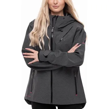 Dámská softshellová bunda Dámská 3vrstvá bunda Alpinus Gingera softshell membrána do hor, grafen, XS