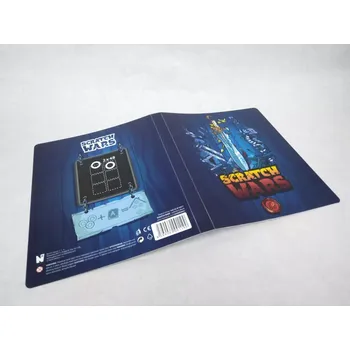 Karetní hra Sběratelské album na karty zbraní SCRATCH WARS A5