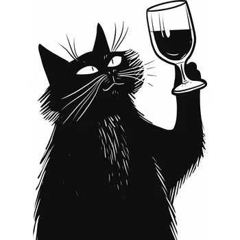 Plakát Plakát Kočičí Virtuos bez rámu 67,5 x 95 cm