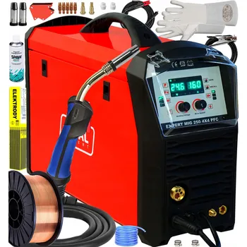 Svářečka INVERTOROVÁ SVÁŘEČKA MIGOMAT IDEAL EXPERT 250 4X4 PFC SYNERGIE 250A 230V 4T