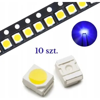 Dioda SMD LED Dioda 3528 Modrá, 10 ks