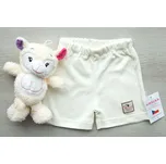 AMÁLKA Bavlněné kraťasy, krémové Velikost: 104-110