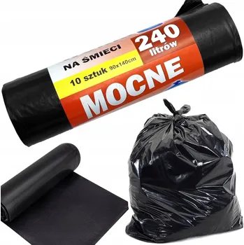 Pytle na odpadky Pytle na odpadky pro smíšený odpad Dobo 240 l 10 ks