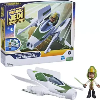 Dětské zboží Star Wars vozidlo Jedi Pilot s figurkou a světelným mečem