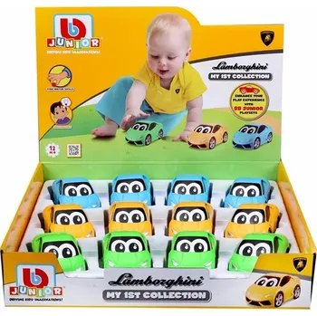 autíčko GAZELO Kovové natahovací závodní autíčko 6cm Žluté