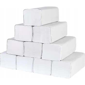 Papírový ručník PAPÍROVÉ RUČNÍKY SKLÁDANÉ ZZ BÍLÉ 2000 ks CELULÓZOVÉ - MB SERVICE