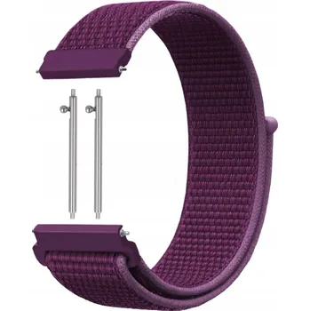 Řemínek na hodinky Řemínek Aristex pro Xiaomi 20mm fialový
