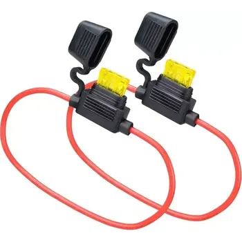 Lokátor Držák pro nožovou autopojistku s vodiči 18AWG