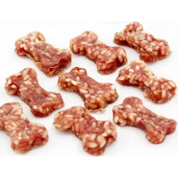 Pamlsek pro psa ALDA G270 MINI RÝŽOVÉ KOSTKY S KACHNÍM MASEM 100g