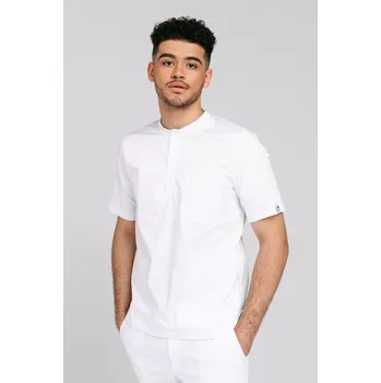 Pánská mikina Pánská lékařská Mikina SpaWear NIKO BÍLÁ XXL