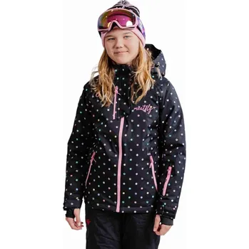 Dětská zimní bunda na lyže/snowboard Meatfly Deliah Jacket 24/25 Dusty Color Dots 146