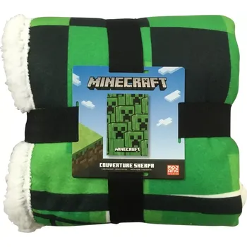 Přehoz na lůžko EPEE přehoz na postel Minecraft 100 x 150 cm
