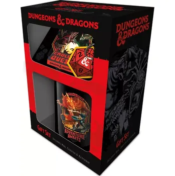 Dungeon a Dragons Dárkový set (hrnek + klíčenka)