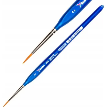 Umělecký štětec KOLIBRI kulatý syntetický ergonomický štětec č. 2 S.888