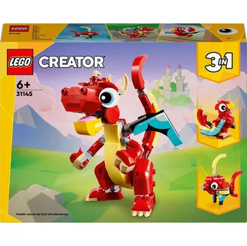 Stavebnice LEGO LEGO CREATOR Červený drak 3v1 31145 STAVEBNICE | 30887