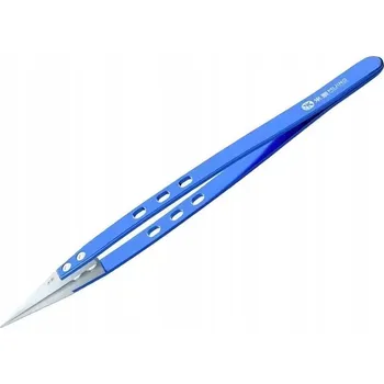 Kosmetická pinzeta Servisní pinzeta ESD, precizní MIJING NZ001, rovná vyměnitelná hlava