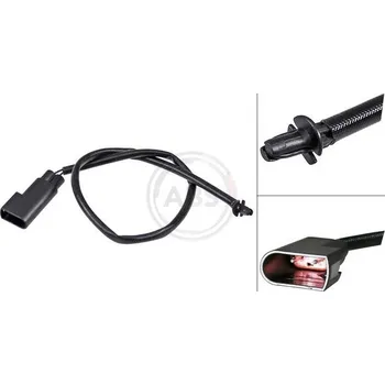 Brzdová destička Výstražný kontakt, opotřebení obložení A.B.S. 39669