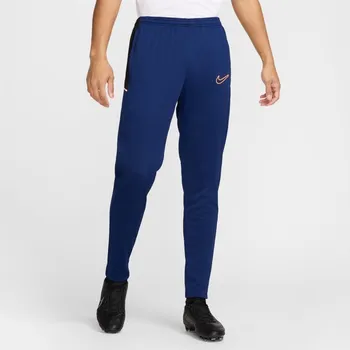 Nike Academy Zippered Tracksuit Bottoms Mens Navy/Orange XS