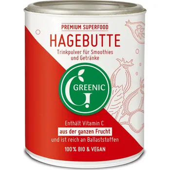 Fitness strava Greenic Šípkový prášek 160 g bio