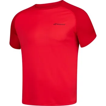 Pánské tričko TRIČKO BABOLAT PLAY CREW NECK TEE MEN TOMATO RED XL