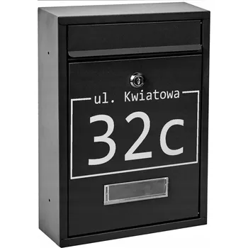 Železářství Poštovní schránka euroschránka, vhoz M-TEC černá