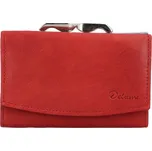 Dámská kožená peněženka červená - Delami Xiana červená