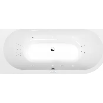 Polysan VIVA L hydromasážní vana, 175x80x47cm, Highline Hydro, chrom, 70119.5010