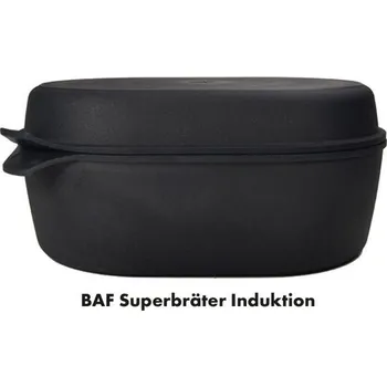 Pečicí pánev Titanový superpekáč s grilovacím víkem 40x28 cm hloubka 14 cm BAF Gigant new line Indukce