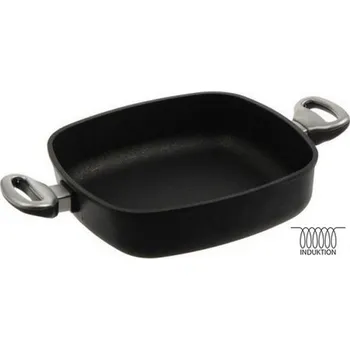 Hrnec Hranatý titanový kastrol 26x26 hluboký 7 cm Harecker Excelent indukce