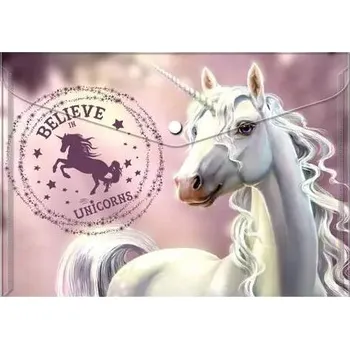 Plastová složka psaníčko A4 Believe in Unicorns