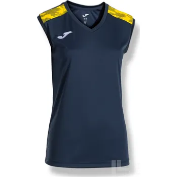 Dámský dres JOMA CHAMPIONSHIP VIII, barva tmavě modrá - žlutá, velikost 3XS