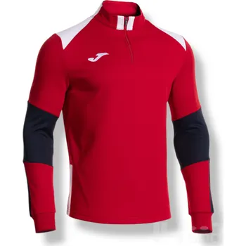 Pánská mikina Mikina JOMA DANUBIO IV, barva červená - bílá - tmavě modrá, velikost 4XS