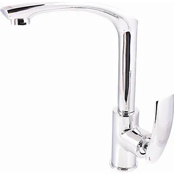 Vodovodní baterie Stojánková kuchyňská baterie Gamma Eder stříbrná