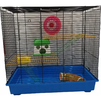 Klec pro křečka domeček kolotoč lux 3+ tunel